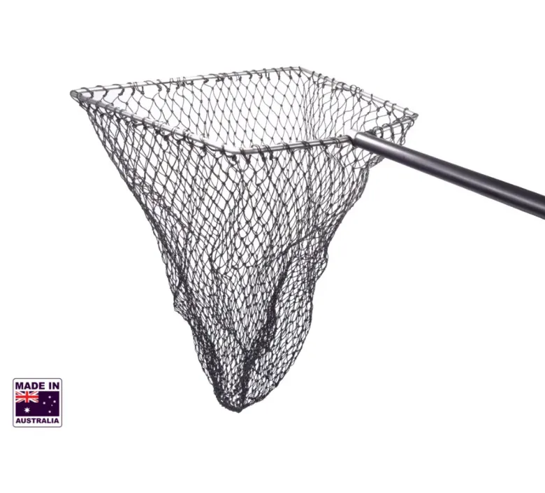 Hookem Nets|Flies<Large Net with Heavy Duty Knotted Mesh 80cm Deep
