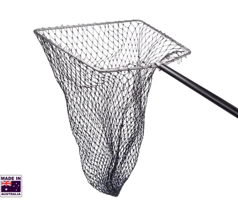 Hookem Nets|Flies<Net with Coated Braid Heavy Duty Mesh Extra Deep