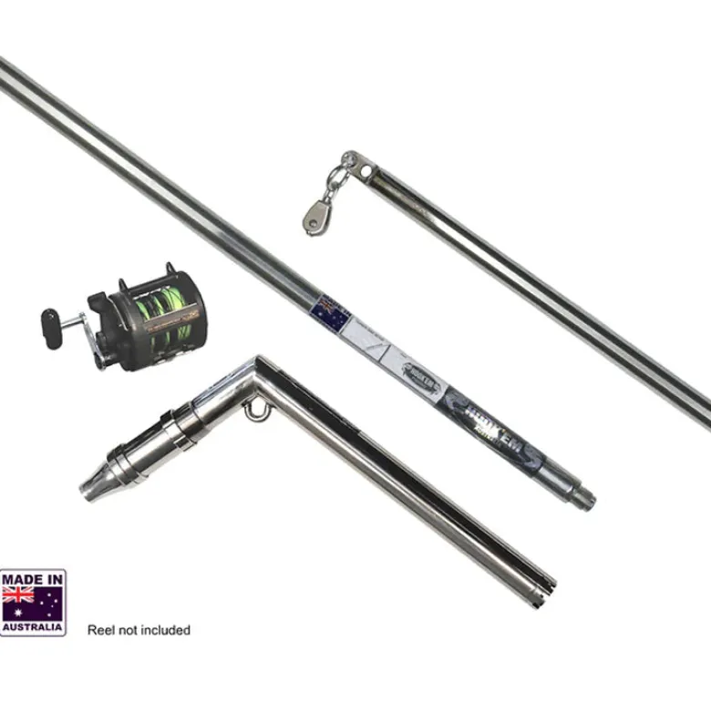 Hookem Teaser Accessories|Flies<Teaser Extension Bar 3 Position with Reel Seat 2-piece