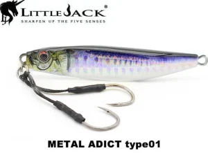 Little Jack Micro Jigs|Flies<Metal Adict Type 01 30g