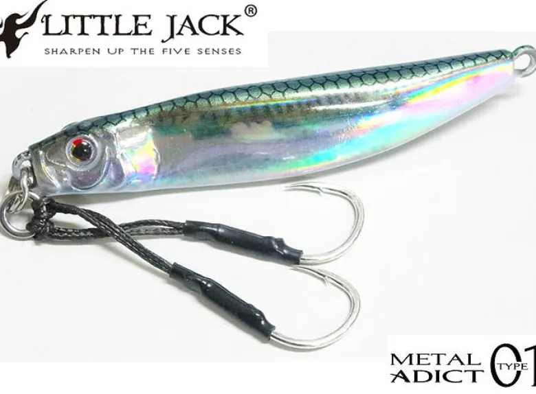 Little Jack Micro Jigs|Flies<Metal Adict Type 01 30g