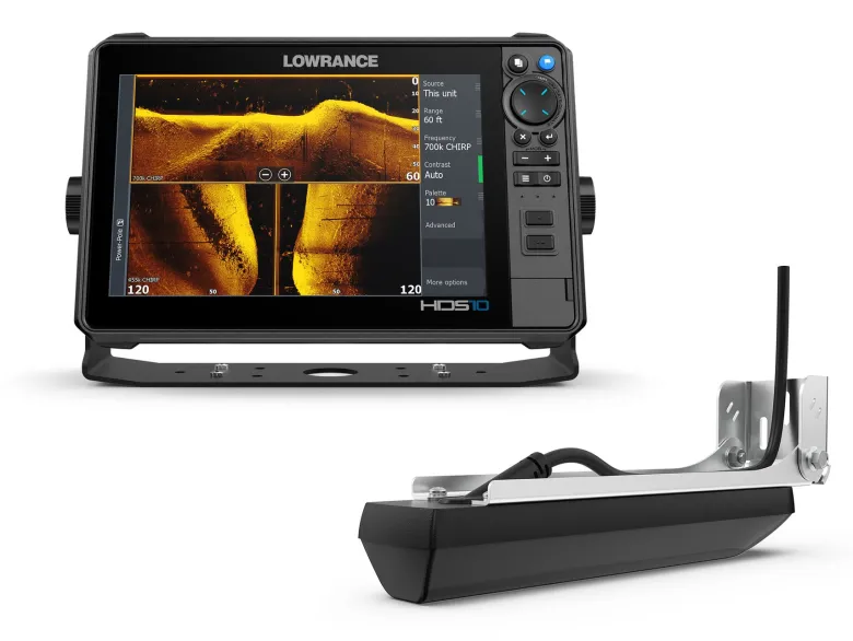 Lowrance Lowrance Australia|Flies<HDS Pro 10 with 3 in 1 HD Transducer and CMap AUS