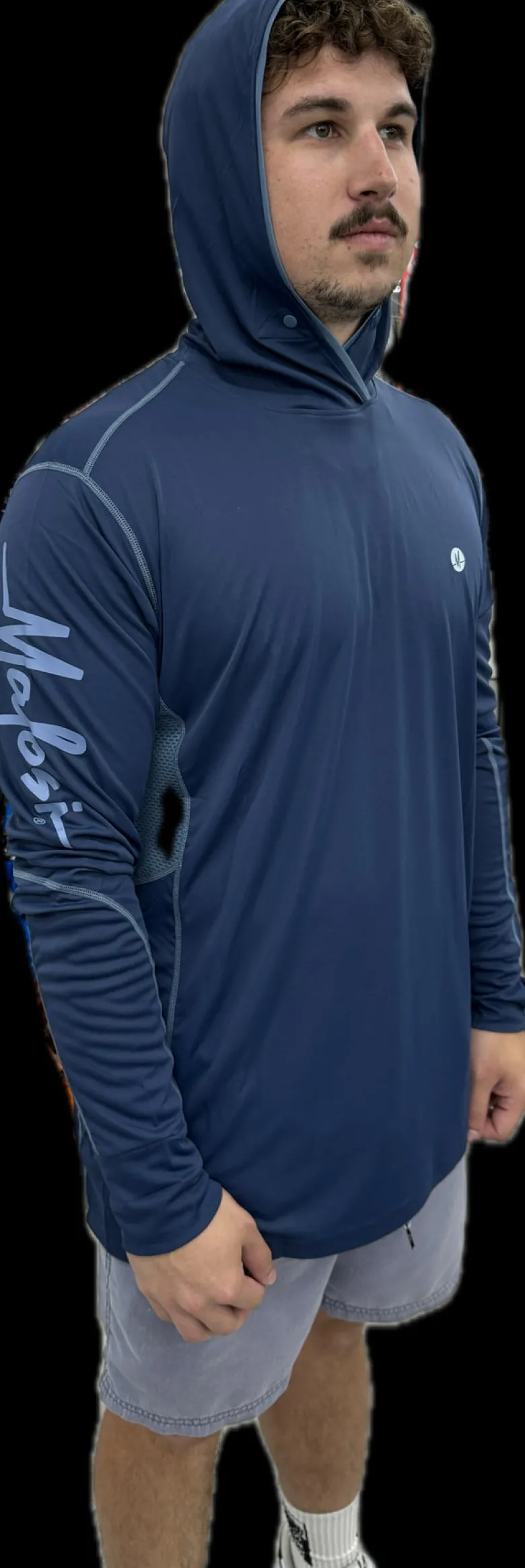 Malosi Long Sleeve Shirts Mens|Flies<Eclipse Pro Sunshirt Navy