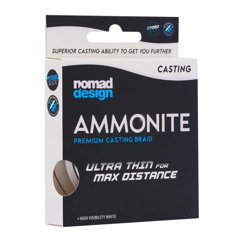 Nomad Flies|Fishing Lines<Design Ammonite Casting Braid 150yds