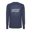 Nomad Long Sleeve Shirts Mens|Flies<Design L/S T-Shirt Classic Tuna Gunmetal