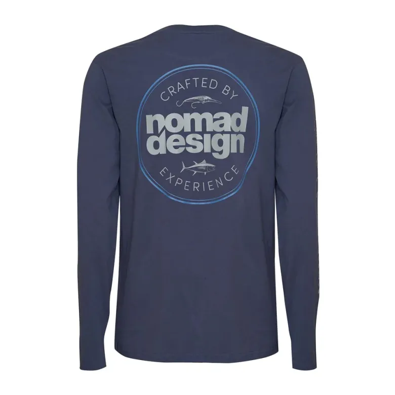 Nomad Long Sleeve Shirts Mens|Flies<Design L/S T-Shirt Classic Tuna Gunmetal