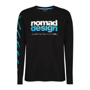 Nomad Long Sleeve Shirts Mens|Flies<Design L/S T-Shirt X-Rad Black