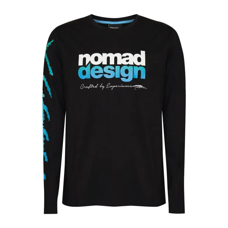 Nomad Long Sleeve Shirts Mens|Flies<Design L/S T-Shirt X-Rad Black
