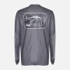 Nomad Long Sleeve Shirts Mens|Flies<Design Tech Shirt Tackle Box Graphite