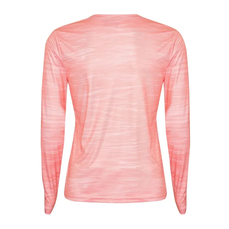 Nomad Long Sleeve Shirts Womens|Long Sleeve Shirts Mens<Design Tech Shirt Womens Coral Swell