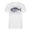 Nomad Short Sleeve Shirts Mens|Flies<Design T/S Tuna Hookup White