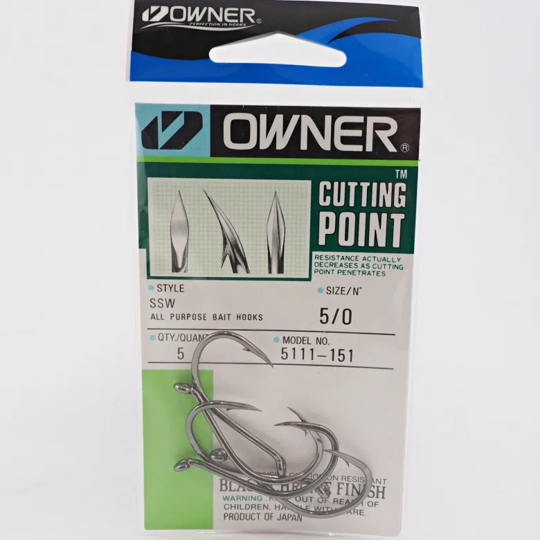 Owner Bait Hooks|Flies<5311 Cutting Point Hooks Pro Pack