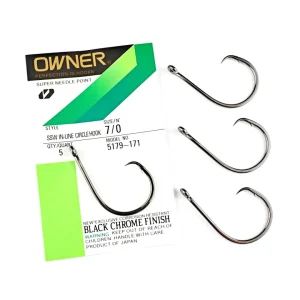 Owner Bait Hooks|Flies<5379 SSW Inline Circle Hooks Pro Pack