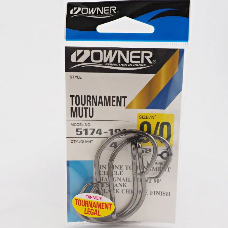 Owner Bait Hooks|Flies<5174 Tournament Mutu Circle Hooks