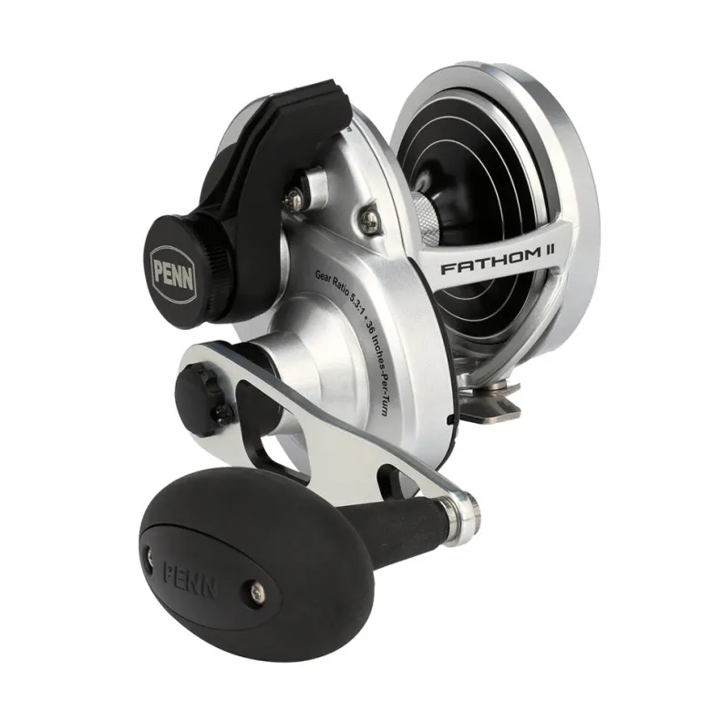 Penn Flies|Overhead Reels<Fathom II Lever Drag Single Speed Overhead Reel