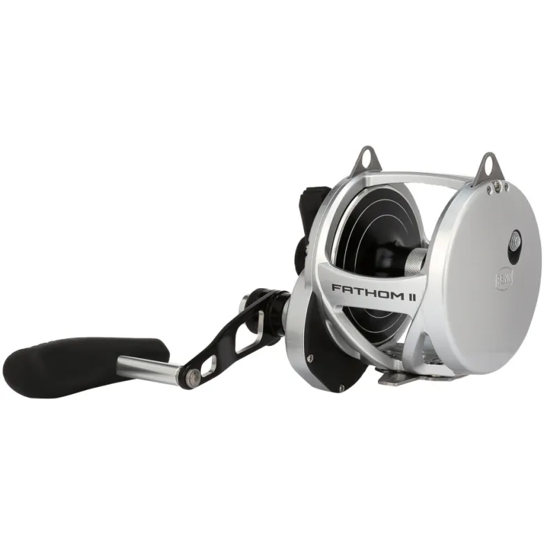 Penn Flies|Overhead Reels<Fathom II Lever Drag 2 Speed Overhead Reel