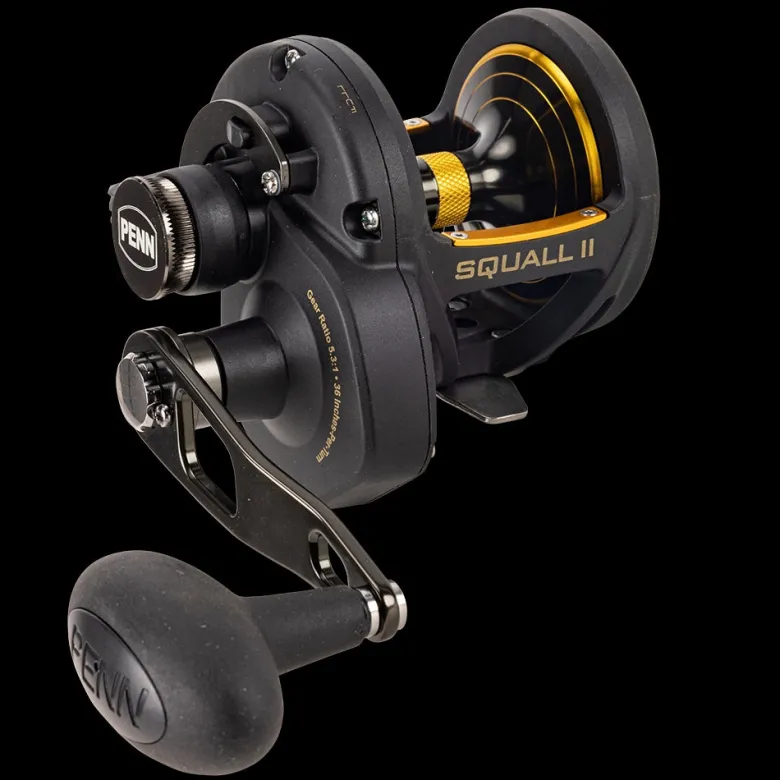 Penn Flies|Overhead Reels<Squall II Lever Drag Overhead Reel