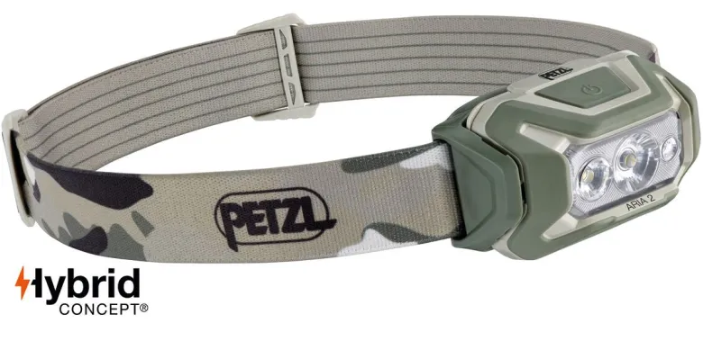 Petzl Torches & Headlamps|Flies<ARIA 2 RGB Camo
