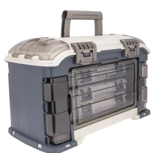 Plano Tackle Boxes And Trays|Flies<728001 Angled System Tackle Box 3600 Blue/Silver