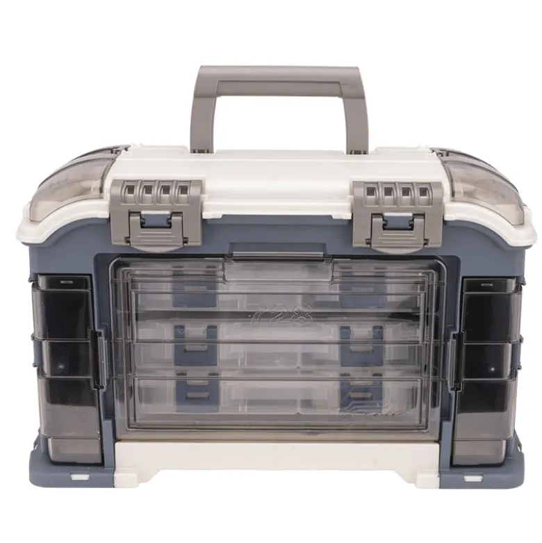 Plano Tackle Boxes And Trays|Flies<728001 Angled System Tackle Box 3600 Blue/Silver