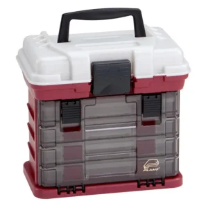 Plano Tackle Boxes And Trays|Flies<4BY 135402 Rack System Tackle Box 3500 Red/Silver