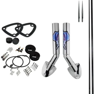 Reelax Boat Outriggers|Flies<Gunnel Mount Outrigger 4.5m 3K Carbon Poles Kit