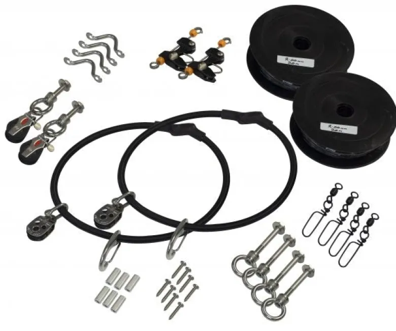 Reelax Boat Outriggers|Flies<Outrigger Stainless Rigging Kit