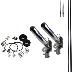 Reelax Boat Outriggers|Flies<T-Top Outrigger 4.5m Glass Poles Kit