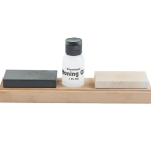 RH Preyda Sharpeners|Flies<Natural Arkansas Mounted Stone with Oil