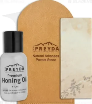 RH Preyda Sharpeners|Flies<Natural Arkansas Pocket Stone with Oil
