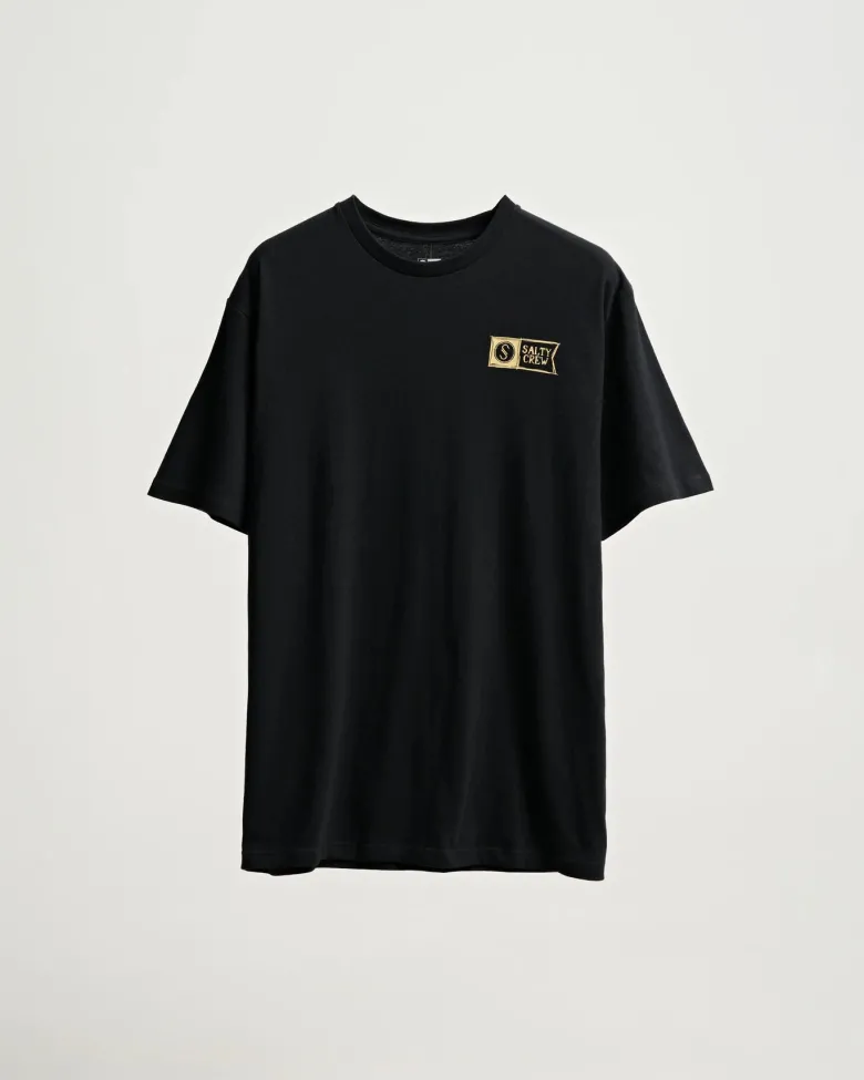 Salty Crew Short Sleeve Shirts Mens|Flies<Alpha Standard SS Tee Black