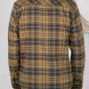 Salty Crew Long Sleeve Shirts Mens|Flies<Boatyard Flannel Tee Brown