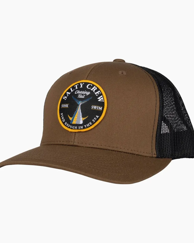 Salty Crew Hats And Headwear|Flies<Bottom Dweller Retro Trucker Brown