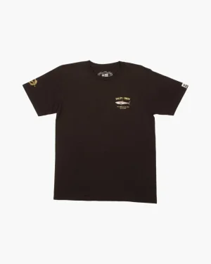 Salty Crew Short Sleeve Shirts Mens|Flies<Bruce SS Tee Black