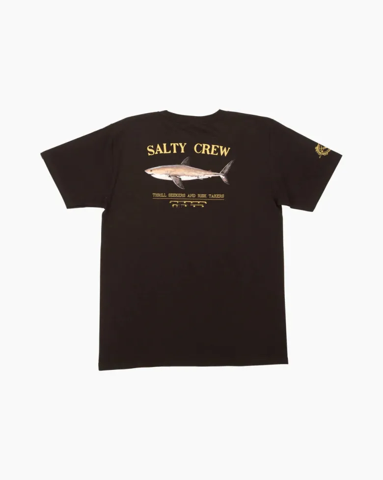 Salty Crew Short Sleeve Shirts Mens|Flies<Bruce SS Tee Black