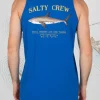 Salty Crew Short Sleeve Shirts Mens|Flies<Bruce Tank Royal