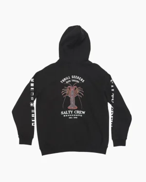 Salty Crew Jackets And Jumpers|Flies<Buggin Out Crew Hoodie Black