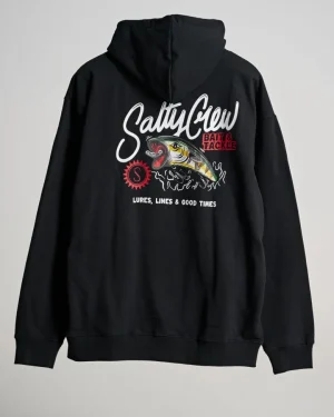 Salty Crew Jackets And Jumpers|Flies<Cast Off Hoodie Black