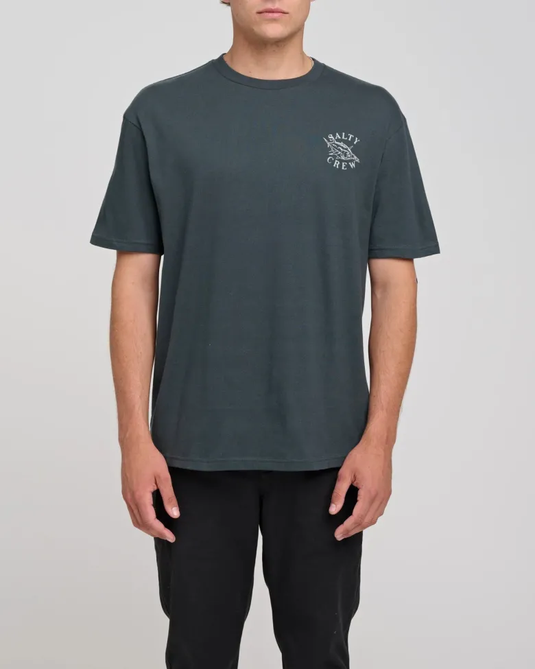 Salty Crew Short Sleeve Shirts Mens|Flies<Chaser Premium SS Tee Coal
