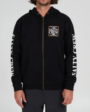 Salty Crew Fishing Apparel|Flies<Coaster Zip Fleece Black