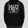 Salty Crew Fishing Apparel|Flies<Coaster Zip Fleece Black