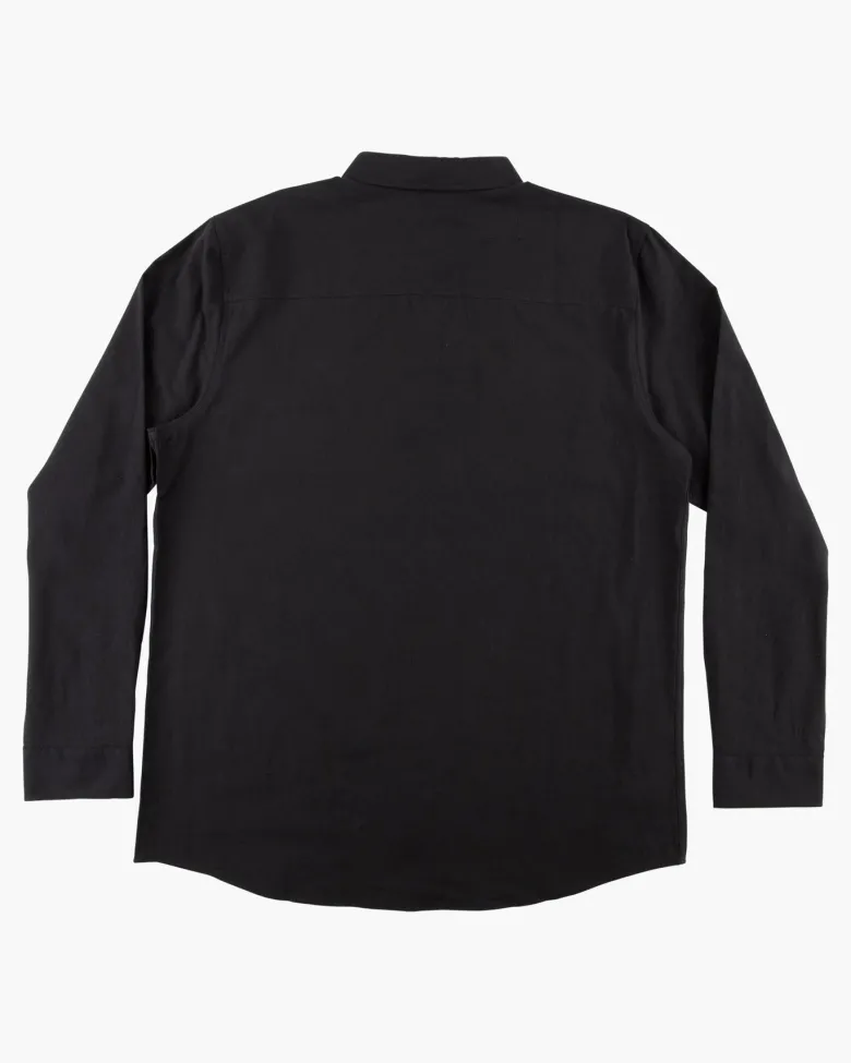 Salty Crew Long Sleeve Shirts Mens|Flies<Cortes LS Woven Black