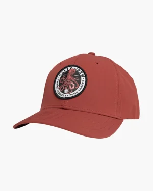 Salty Crew Hats And Headwear|Flies<Deep Reach Elastic 6 Panel Hat Mahogany