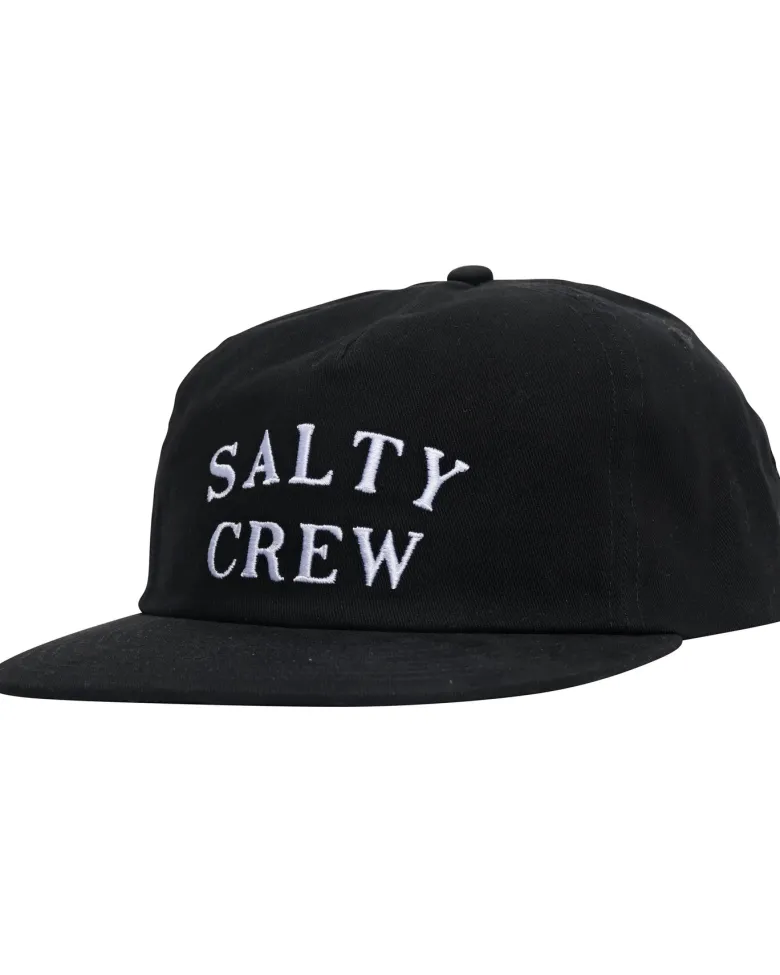 Salty Crew Hats And Headwear|Flies<First Mate 5 Panel Cap Black