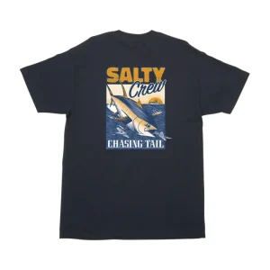 Salty Crew Short Sleeve Shirts Mens|Flies<Flyer Standard T Shirt Navy