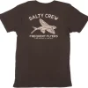 Salty Crew Short Sleeve Shirts Mens|Flies<Frequent Flyer Prem SS Tee Black
