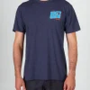 Salty Crew Short Sleeve Shirts Mens|Flies<Greetings Premium SS Tee Navy Heather