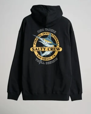 Salty Crew Jackets And Jumpers|Flies<Interclub Hoodie Black