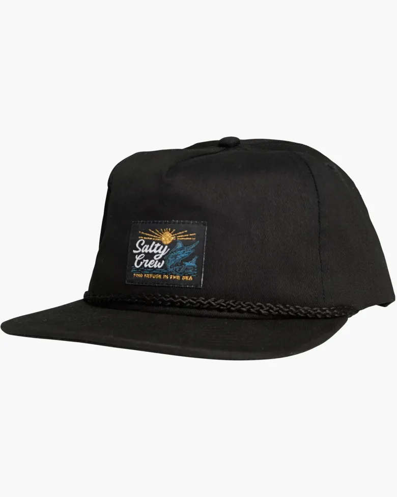 Salty Crew Hats And Headwear|Flies<Jackpot 5 Panel Black