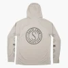 Salty Crew Long Sleeve Shirts Mens|Flies<Palomar Perforated Hood Grey